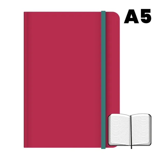 LIBRETA CAMPUS A5 96H 75G HORIZONTAL ROJO