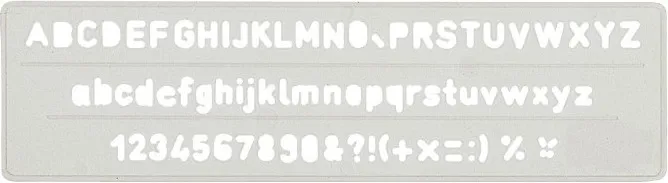 Normógrafo Campus University 5mm