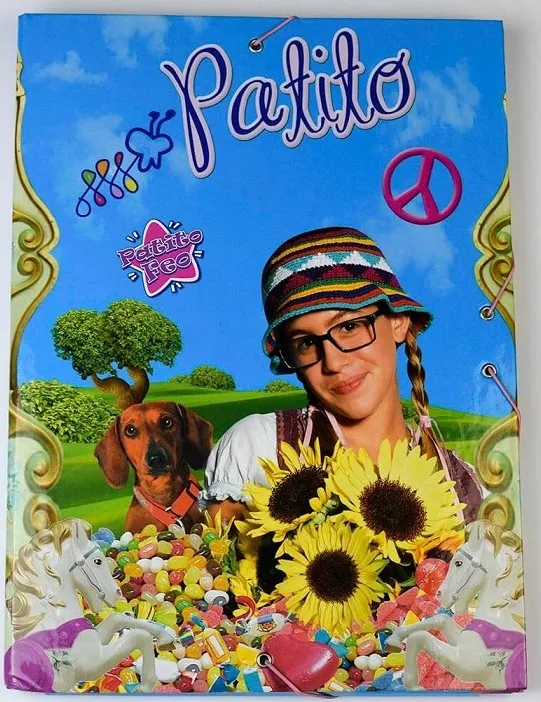 CARPETA FOLIO CON GOMAS PATITO FEO
