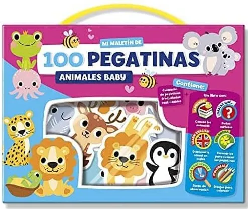 100 PEGATINAS ANIMALES BABY