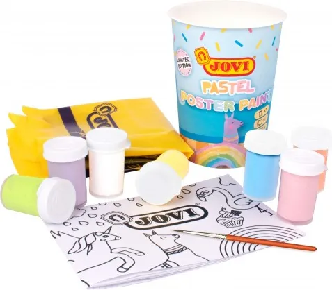 TEMPERA BOTE JOVI PASTEL 7 COL