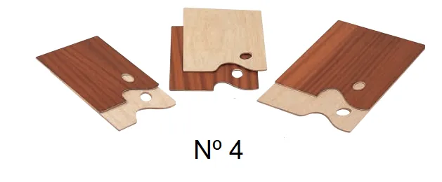 Paleta  Madera Rectangular 30X20  Nº4