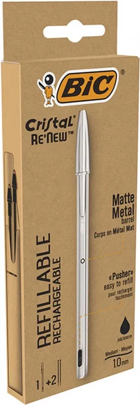 BOLIGRAFO BIC RENEW NEGRO