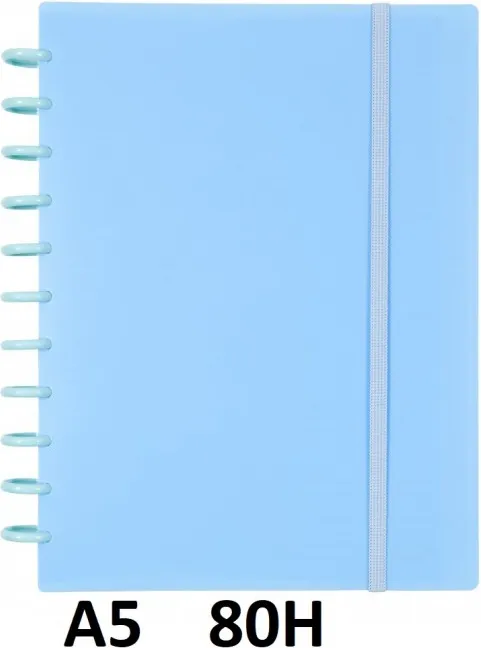 Bloc Ingeniox Foam A5 Azul Pastel 80 Hojas Cuadro