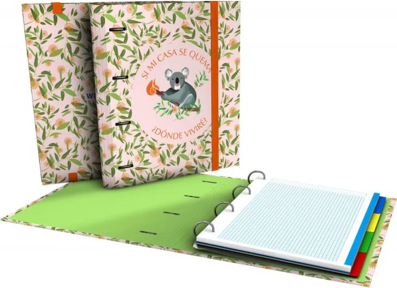 CARPEBLOC A4 35MM 4ANILLAS  PLANET21 KOALA