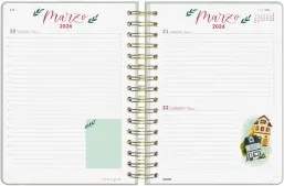 Agenda Finocam Flower Journal E10 1DP Verde 25-26 - imagen 7