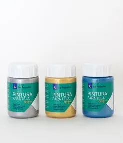 PINTURA TELA OPACA METALIZADA 35ML LA PAJARITA