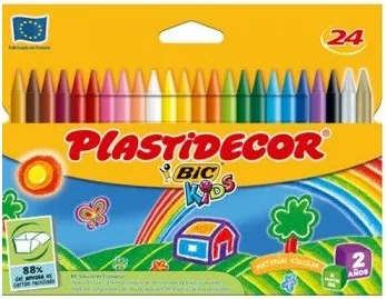 Ceras Plastidecor 24 colores