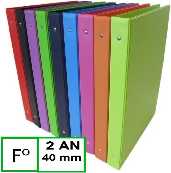 CARPETA PVC SARO 2423G Fº 2 AN. 40mm