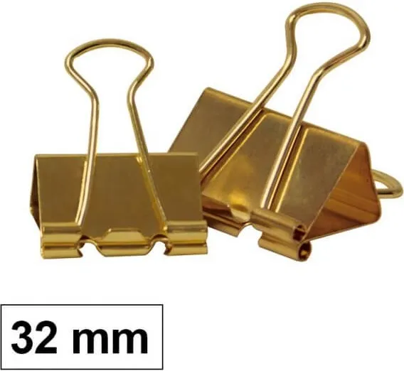 PINZA REVERSIBLE 30 MM DORADA