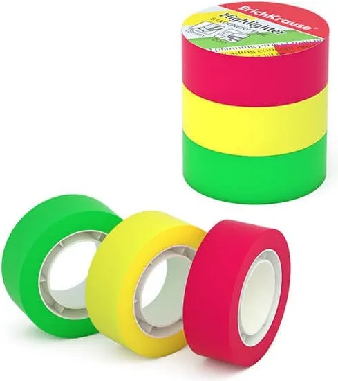 CINTA  ADHESIVA 3 COLORES