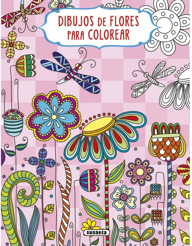DIBUJOS DE FLORES PARA COLOREAR 2