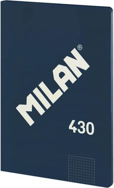 Libreta Encolada Milan A4 Azul 48H. Cdo 5X5. Serie 1918