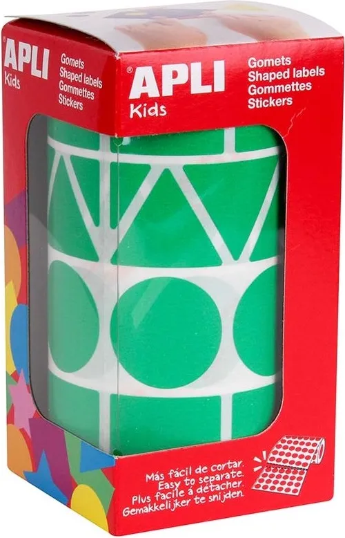 Rollo Gomets Geométricos 27MM Verde