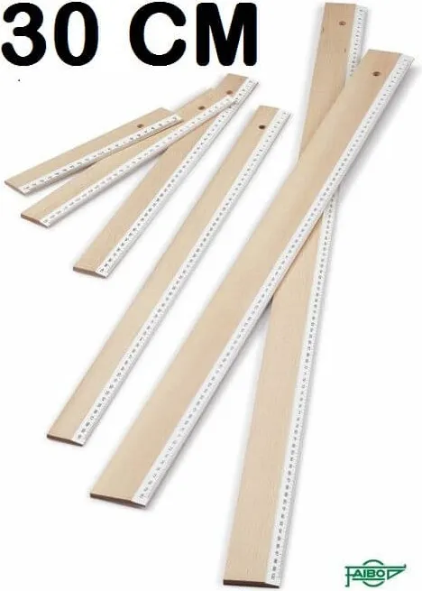 REGLA MADERA FAIBO 30CM