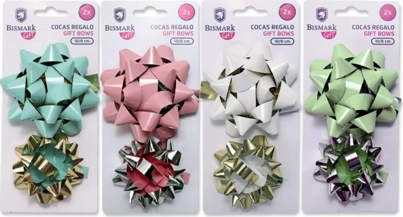 SET 2 COCAS 10CM PASTEL METALIZADA