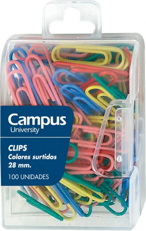 CLIPS COLORES CAMPUS 28MM