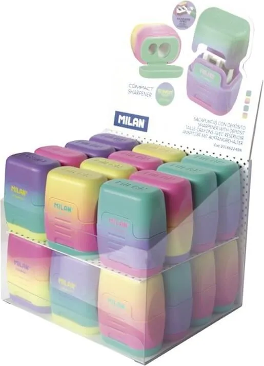 Sacapuntas Milan Compact Sunset(Expositor)