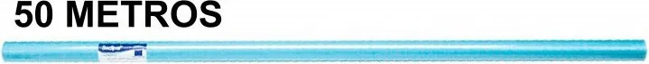 ROLLO PAPEL KRAFT 1X50 AZUL TURQUESA