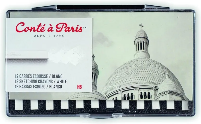 Barras Conté À Paris Blanco 12UNID