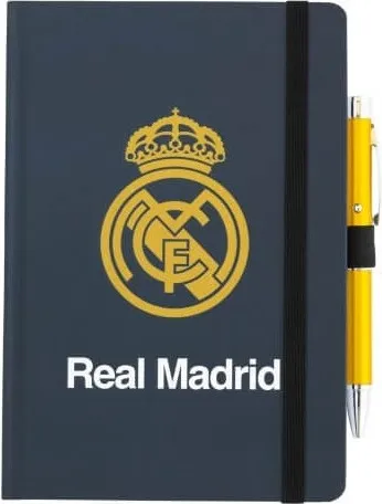 Libreta Real Madrid Premium con Boligrafo Proyector