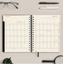 Agenda Finocam 16 Meses Tempus 1/4  Sv Vert.negro 25-26 - imagen 10