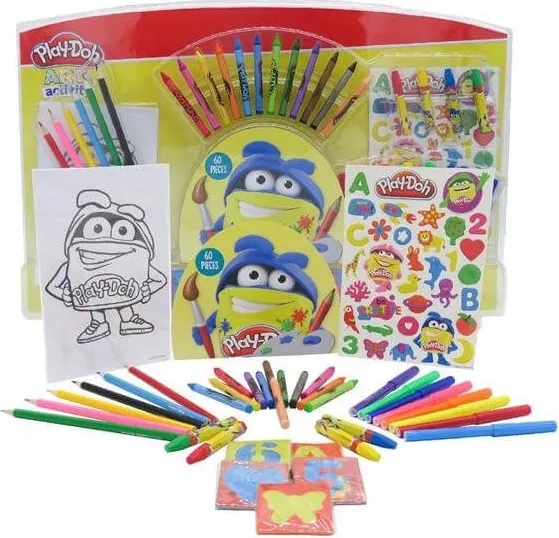 ESTUCHE PINTURAS 60 PIEZAS PLAY DOH