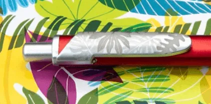 BOLIGRAFO INOXCROM CANVAS TROPIC