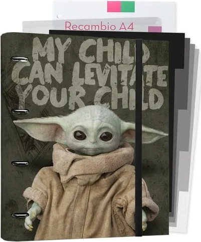 CARPEBLOCK 4 ANILLAS STAR WARS THE MANDALORIAN THE CHILD