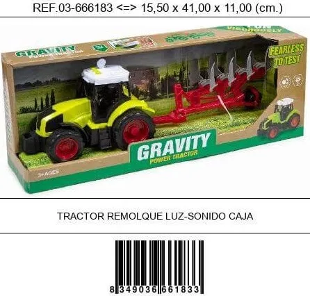Tractor Remolque Luz- Sonido