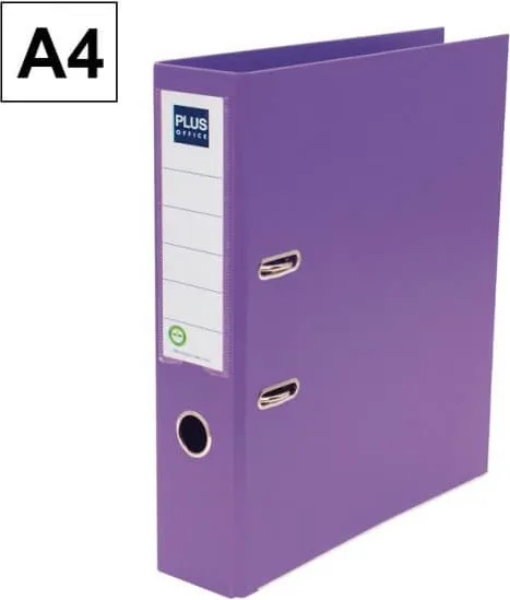 ARCHIVADOR A4 PLUS LOMO 75MM VIOLETA