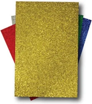GOMA EVA 20X30 GLITTER ORO (3 unid)