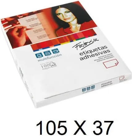 ETIQUETA FABRISA A4 105X37