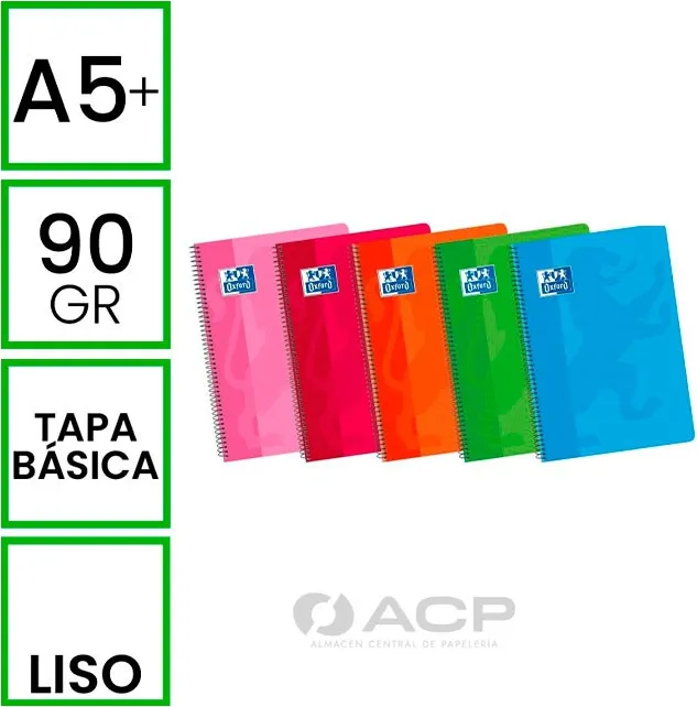 BLOC 4º OXFORD CLASSIC 80H LISO ESPIRAL