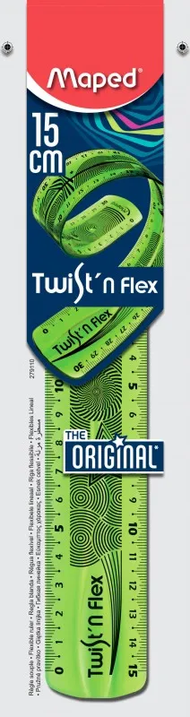 Regla Flexible TwistN Flex Maped 15CM