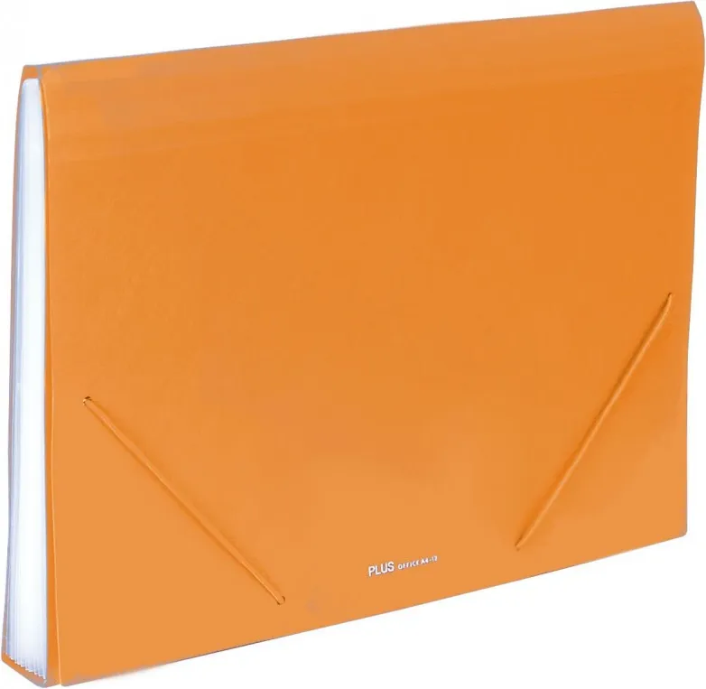 Carpeta clasificadora Plus Office A4 Naranja 12 separadores