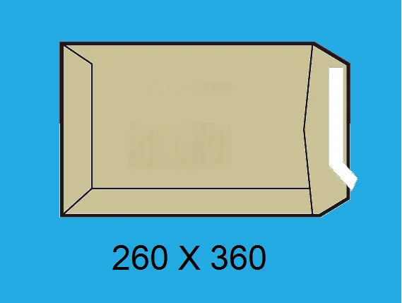 BOLSA ENVIO 260X360 KRAFT 10UN.