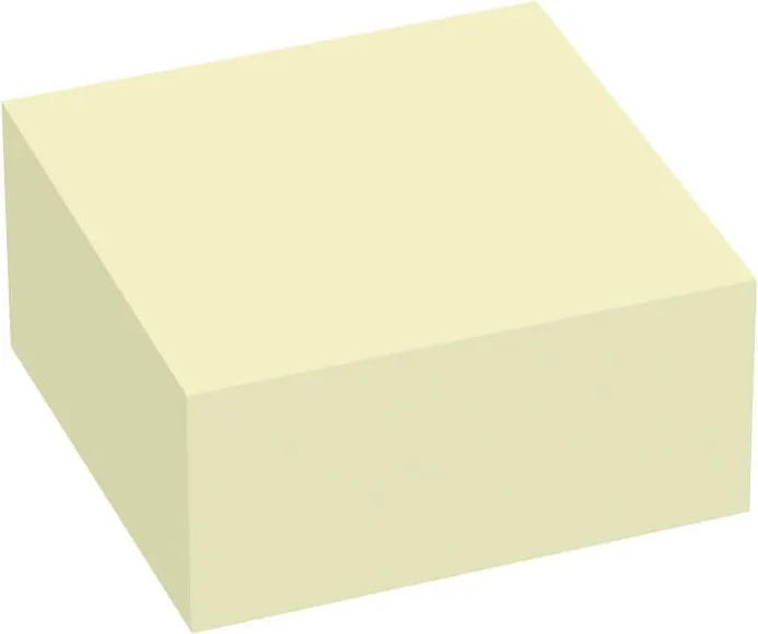 NOTAS ADHESIVAS CUBO 50X50 AMARILLO
