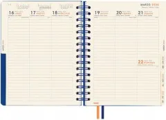 Agenda Finocam 16 Meses Tempus 1/4  Sv Vert.azul 25-26 - imagen 9