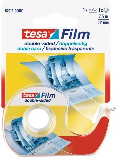 CINTA ADHESIVA TESA DOBLE CARA CON PORTARROLLO