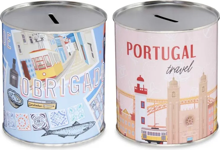 HUCHA METAL 1K PORTUGAL