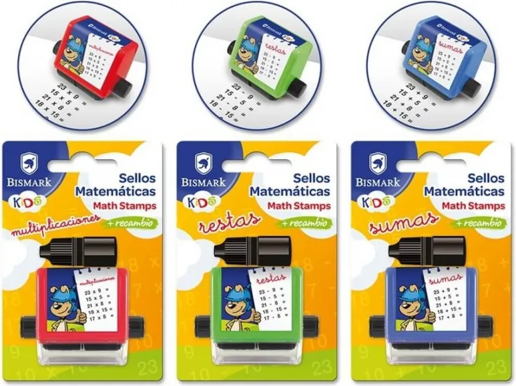 SELLOS SUMA RESTA MULTIPLICACION CON RECAMBIO