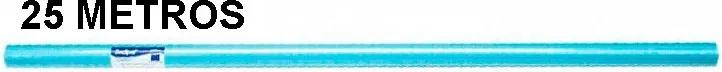 ROLLO PAPEL KRAFT 1X25 AZUL TURQUESA