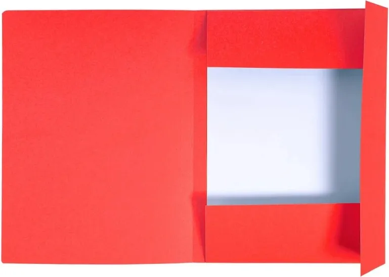 SUBCARPETA EXACOMPTA A4 3SOLAPA ROJO