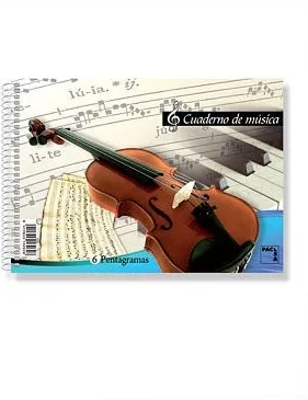 Bloc Música 6 Pentagramas Pacsa