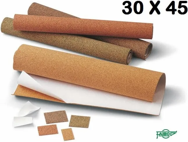 PLANCHA CORCHO ADHESIVO 30X45