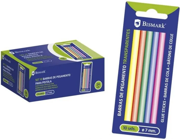 SILICONA COLORES  10 BARRAS 7MM