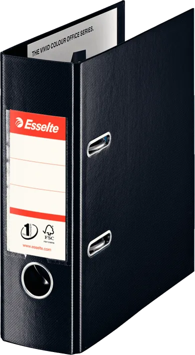 ARCHIVADOR ESSELTE VIVIDA PP A5 NEGRO