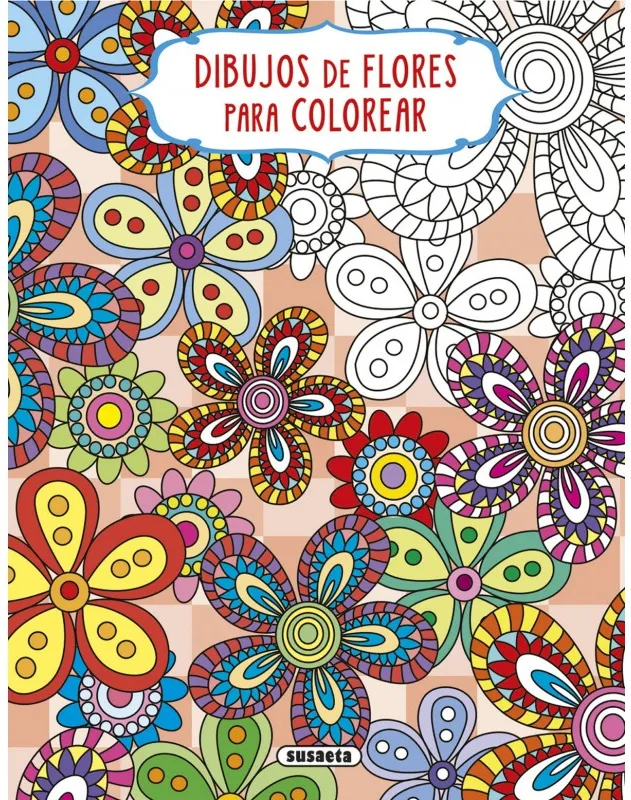 DIBUJOS DE FLORES PARA COLOREAR 3