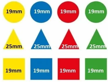 GOMETS SOBRE FIGURAS GRANDES REMOVIBLES